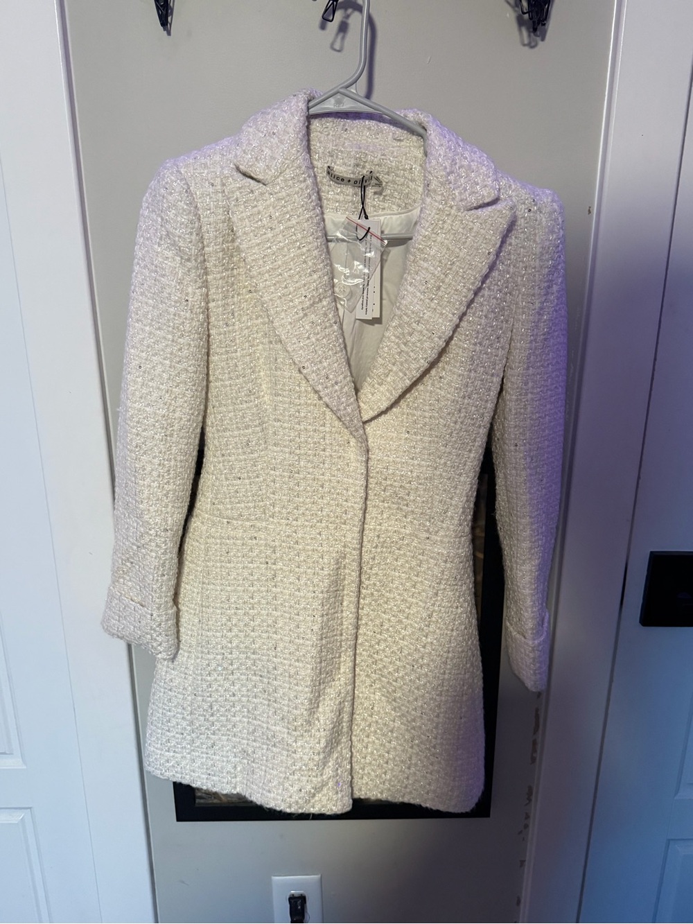 NWT Alice + Olivia tweed jacket